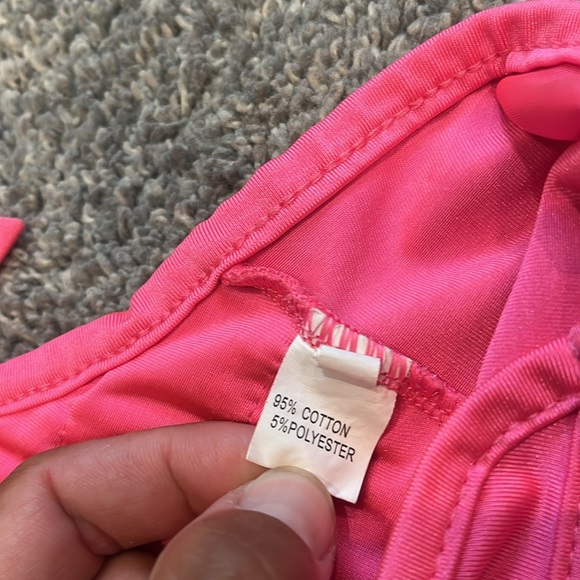 Neon Pink Toddler Bikini Set - Picture 4 of 9